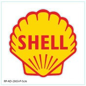 Adesivo Shell Sticker Etiqueta 14cm #2003