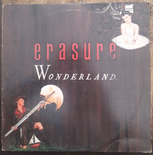 Lp Vinil (vg/+) Erasure Wonderland 1a Ed Us 1986 Sire