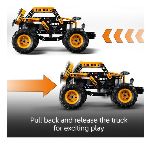 Monster Jam Digatron Pull Back De Lego Technic
