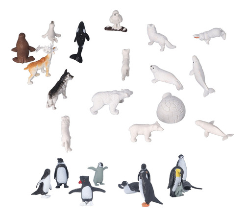 Figuras De Ballenas, Pingüinos De Juguete, Modelos De Osos,