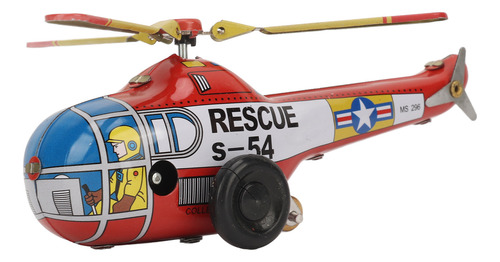 Helicóptero De Juguete Con Forma De Reloj, Metal, Hierro, Cu