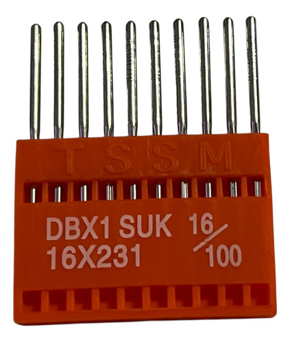 10 Agujas Para Máquina De Coser Recta Industrial Dbx1 16/100