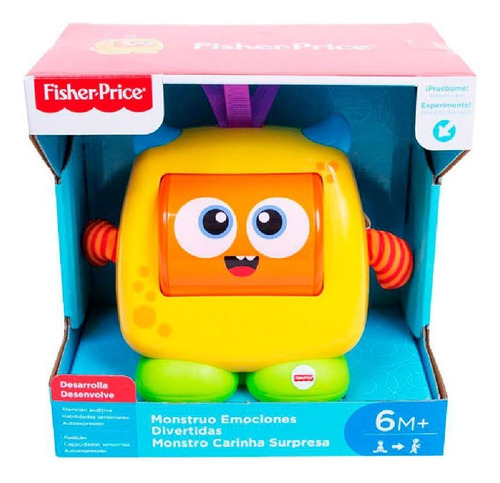 Fisher Price Monstruo Emociones Sonidos Movimientos Estimula