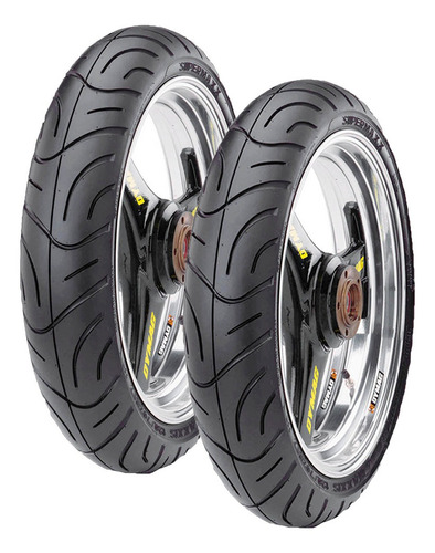 Par De Pneus Maxxis 100/90-10 + 90/90-12  Supermaxx M-6029