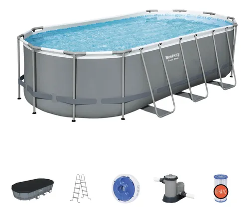 Piscina Bestway Ovalada Filtro + Accesorios 5.49x2.74x1.22m