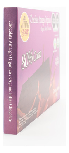 1 Kg Chocolate Amargo, 80% Cacao Orgánico