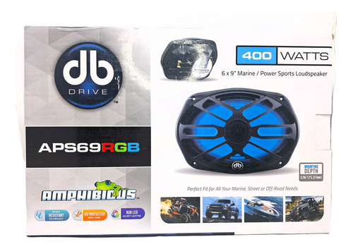 Bocinas Coaxiales Rgb Db Drive Aps69rgb 155w Rms 6x9 PuLG