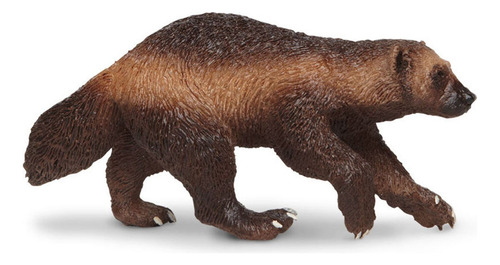 Figura Safari Wolverine Glotón Carcayu Juguete Infantil Tx