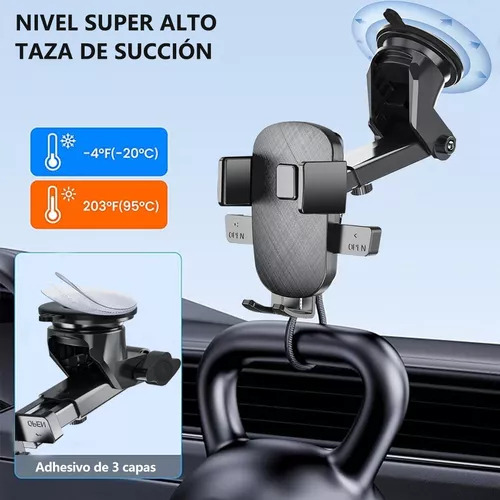 Soporte Para Celular Para Coche Estable Antichoque Mucho Pes