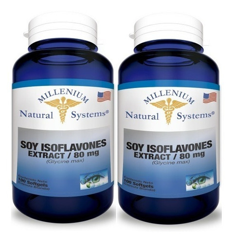 X2 Soy Isoflavones 80 Mg X 100 - Unidad a $450