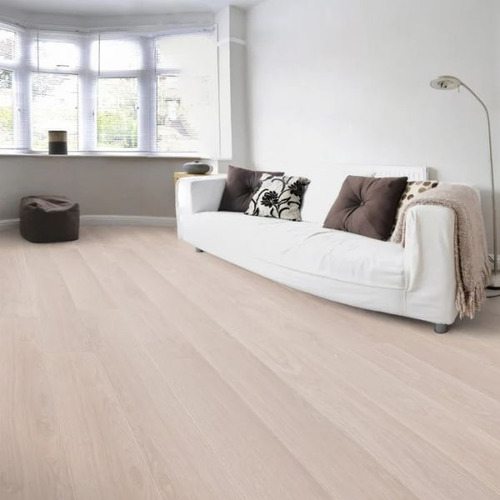 Pisos Flotantes Kronotex 8mm- Con Bisel- Caja 2,13m2 Waveless Oak White