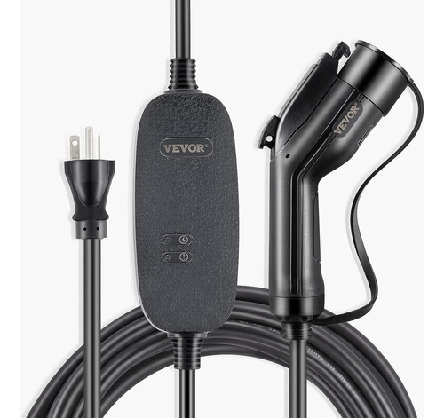 Vevor Cargador Ev De Nivel 12, 16 Amperios 110-240 V, Cargad