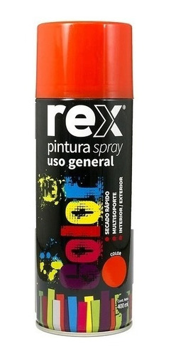 Pintura En Spray Aerosol Naranja 400ml Rex Rex60012 *ub*