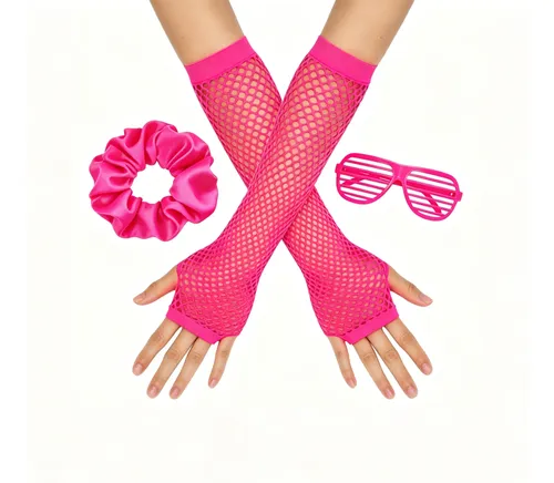 Puck Rocker 3 Guantes De Red Largos Malla Gruesa Punk Rock Gotic Encaje | MercadoLibre