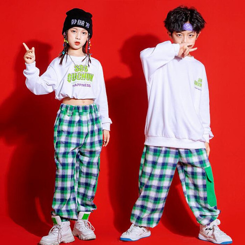 Ropa De Hip Hop Para Niños, Atuendos De K-pop, Blusas Cortas