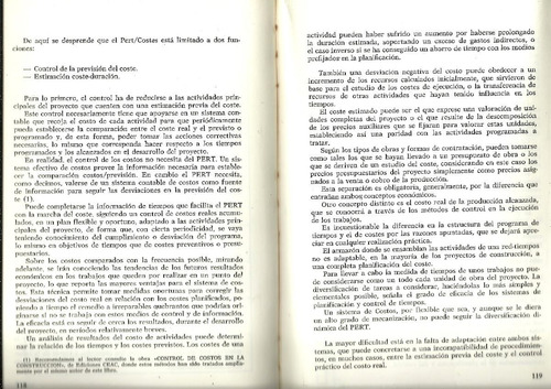 Técnicas Del Pert Aplicadas A La Construcción.tiempos Costes (Usado)