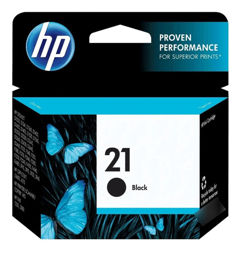 Cartucho De Tinta Hp 21 Oferta Limitada  (Reacondicionado)