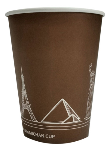 Vaso  Desechable De Papel Para Café 8oz, Caja Con 1000 Pzas 