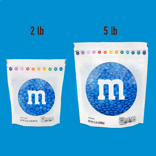 Caramelo De Chocolate Azul Con Chocolate Con Leche M&m's, 2