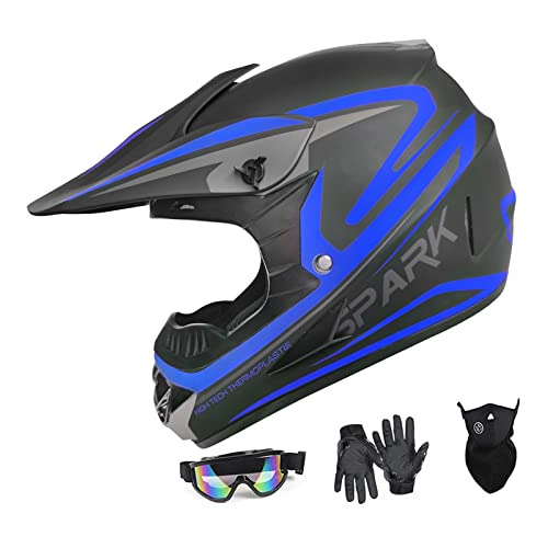 Youth Adult Dirt Bike Atv Helmet Motocross Anti-collisi...