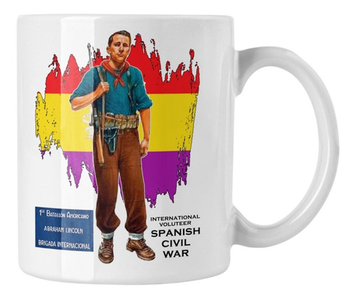 Taza Soldado Republicano España Historia Militar Unica 