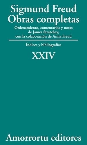 Obras Completas - Freud 24 Indices Y Bibliografias Sigmund F
