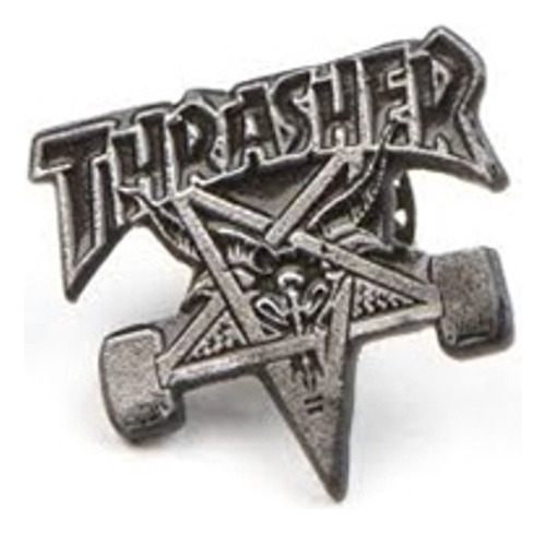 Pin Metalico Thrasher Skategoat