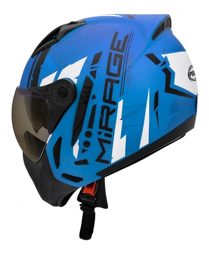 Capacete Peels Mirage Techride Ciano Fosco/ Preto