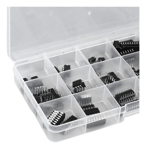 F Kit De Chips Ic De 12 Tipos, 120 Unidades, Ne555 Lm324,