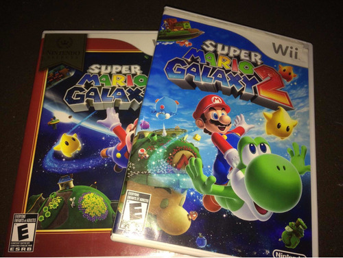 Venta De 2 Videojuegos De Mario Galaxy 1 Y 2