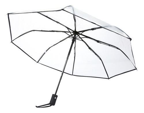 Paraguas Transparentes Para Lluvia, Plegables, Portátiles, T