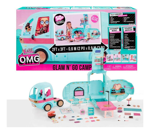 L.o.l. Surprise! Camion Go Glamper Camper 4 En 1