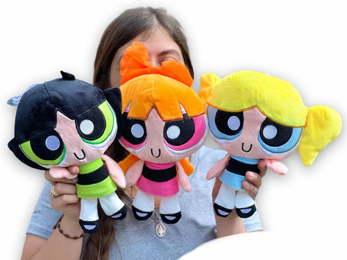 Chicas Súper Poderosas Peluche Set X3