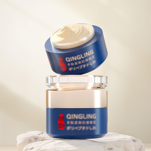Crema Reafirmante Y Antiarrugas Con Polipéptidos Quinglin