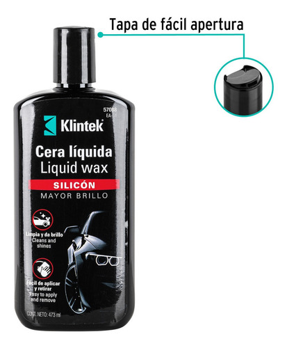 Cera Liquida Silicon Para Auto Brillo Pintura 473ml 57088