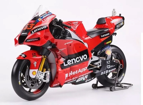 Ducati Desmosedici Gp 2022 Francesco Motocicleta 1:18 Maisto Color Rojo