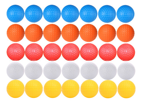 Pelotas De Práctica De Espuma Para Golf, No Porosas, 30 Unid