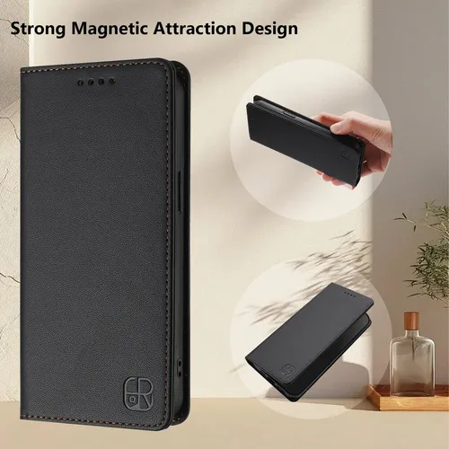 ~#~ Funda De Piel Tipo Cartera Para Samsung Galaxy Note 10, Función Atril, Bloqueo Rfid, Tpu, A Prueba De Golpes,