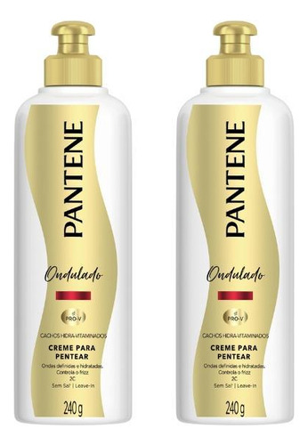 Creme Para Pentear Pantene 240g Hidra-vit Ondul - Kit C/2un