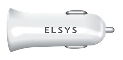 Carregador Veicular Elsys 2 Portas - Branco