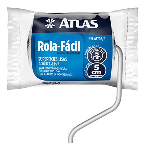 Rolo Rola Fácil Econômico 5cm Atlas