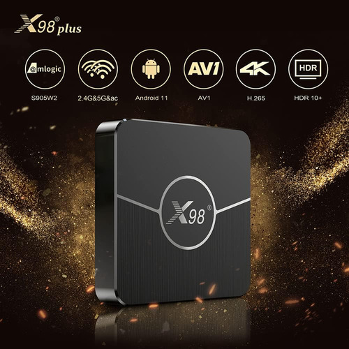 Android 110 Tv Box, X98 Más Amlogic S905w2 Quad Core Ram 4k