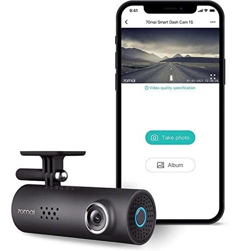 70mai Smart Dash Cam 1s, 1080p Full Hd, Smart Dash Camera F