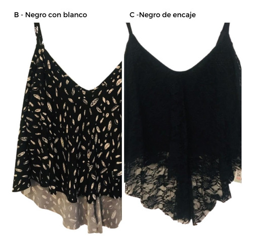 Imagen 4 de 9 de Blusa Crop Top Corto Irregular Suelta Sexy Fiesta Regalo