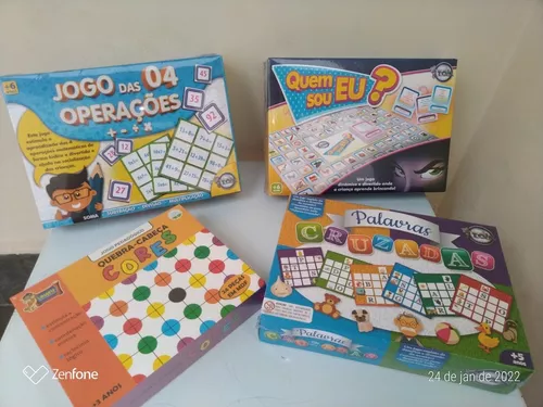 Kit Jogos Educativos Idoso Demência Reabilitação Estimula