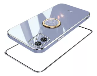 Case For Moto G54 G84 Silicona Anillo Tener Vidrio Membrana