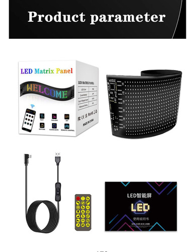 Panel Led Flexible Señal Led Desplazable Pantalla Led Flexib