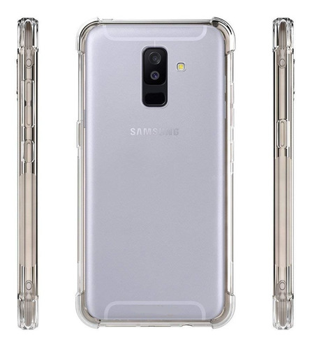 Capa Impacto Bordas Samsung Galaxy A6 Plus + Pelicula 3d 5d