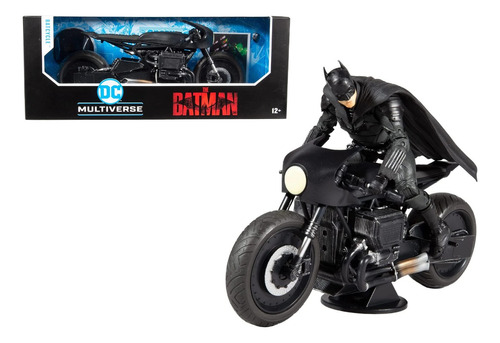 Dc Multiverse The Batman Moto Batcycle Mcfarlane