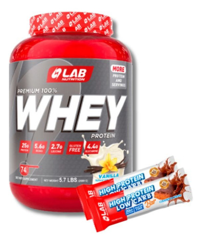 Proteína Premium 100% Whey Vanilla 5.7lb              